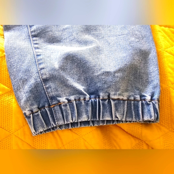 Lane Bryant midrise denim jogger jeans sz 24 light washed - Picture 8 of 12